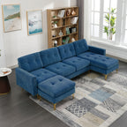 110inch L-Shape Convertible Sectional Sofa Couch