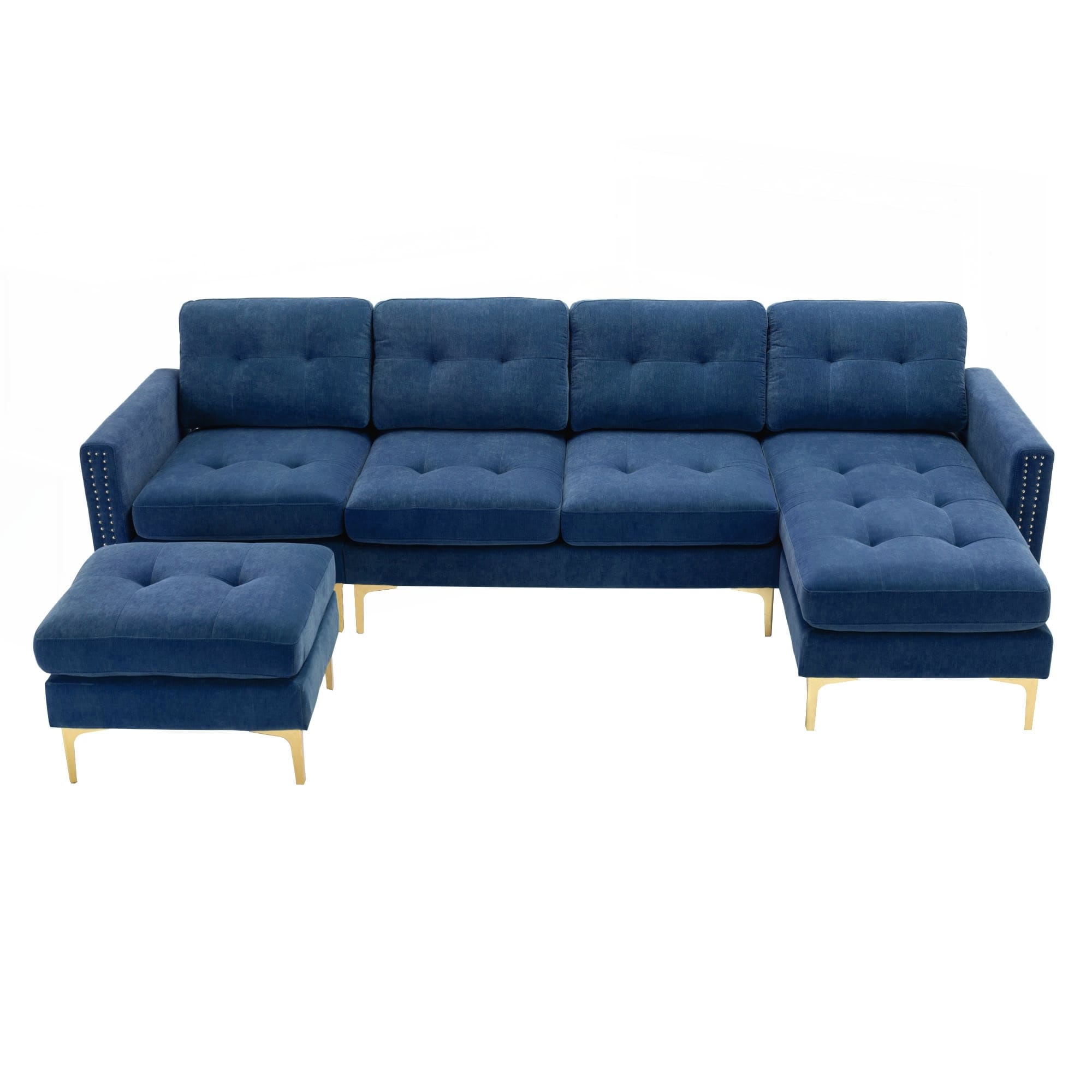110inch L-Shape Convertible Sectional Sofa Couch