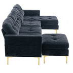 110inch L-Shape Convertible Sectional Sofa Couch