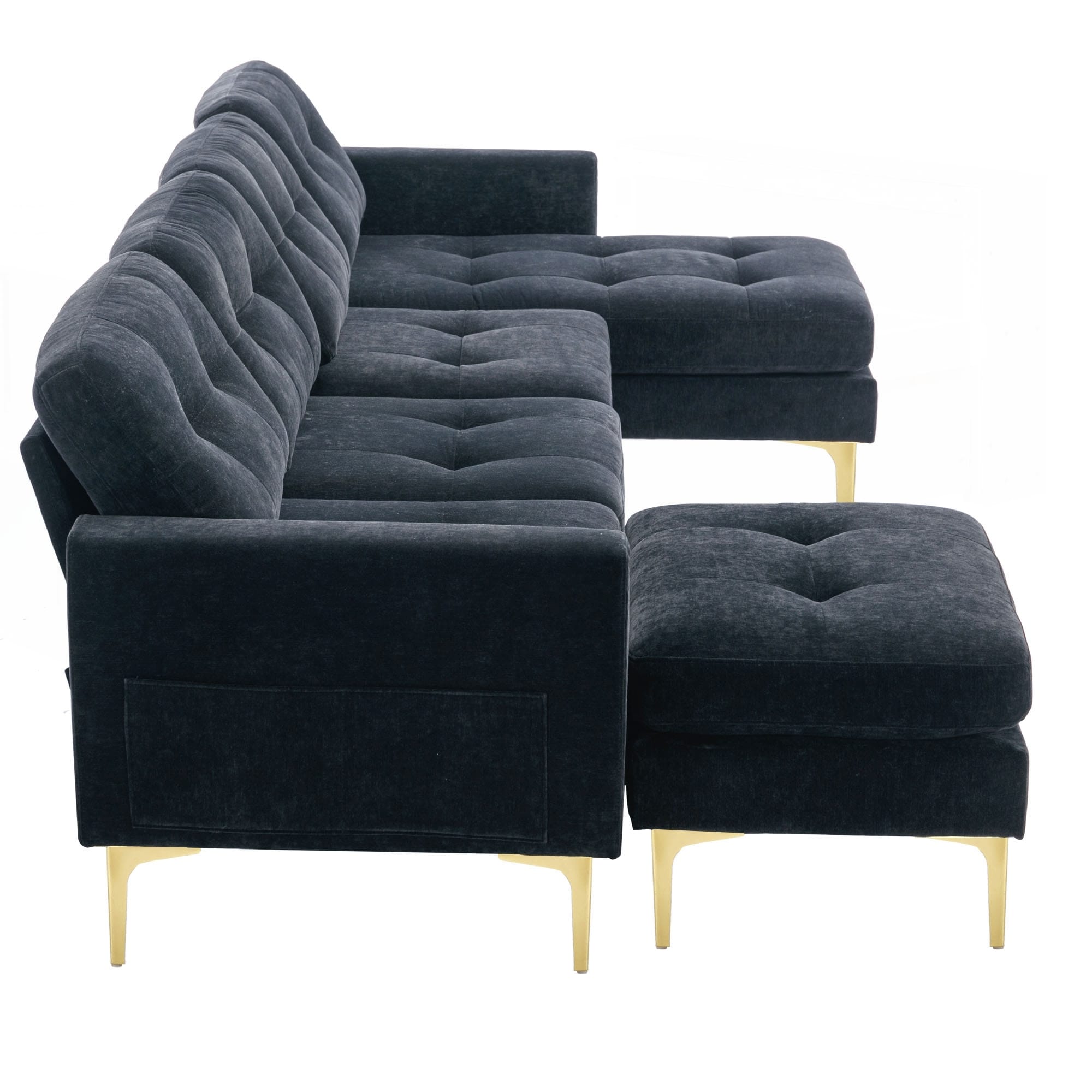 110inch L-Shape Convertible Sectional Sofa Couch