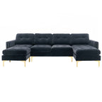110inch L-Shape Convertible Sectional Sofa Couch