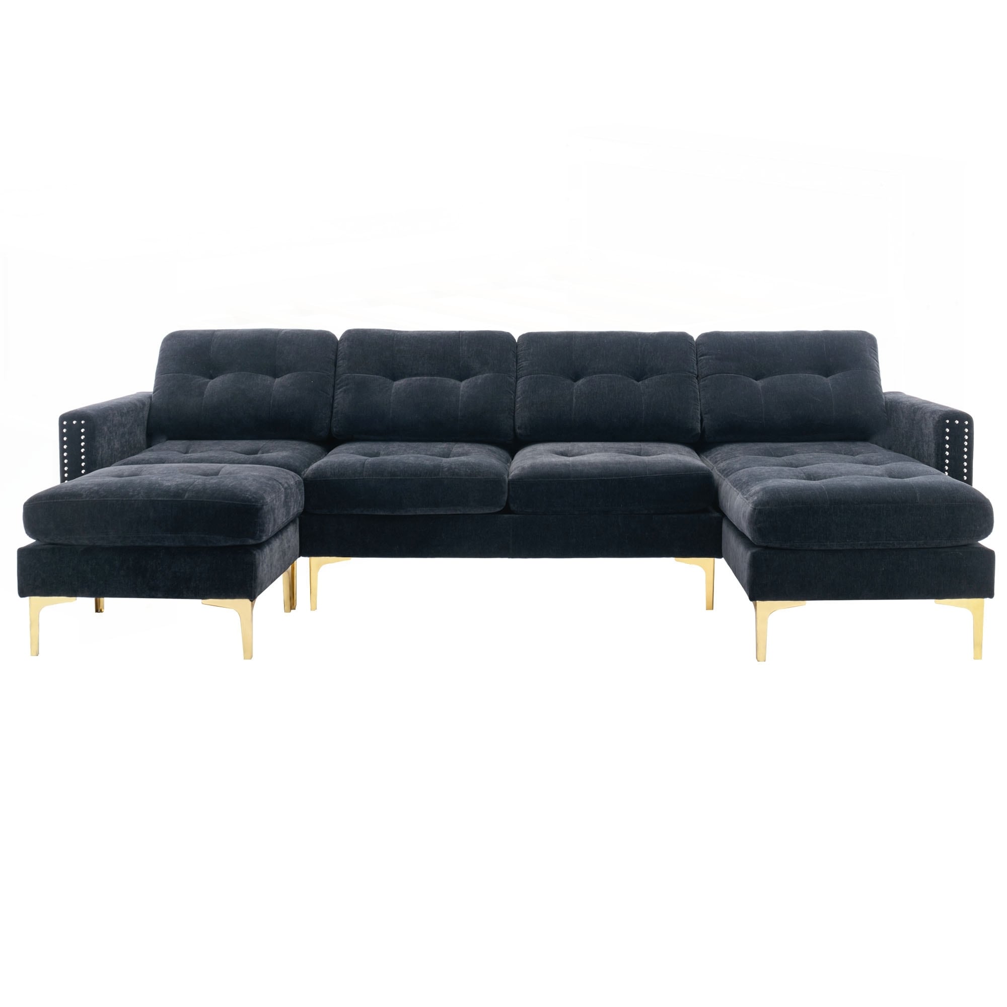 110inch L-Shape Convertible Sectional Sofa Couch