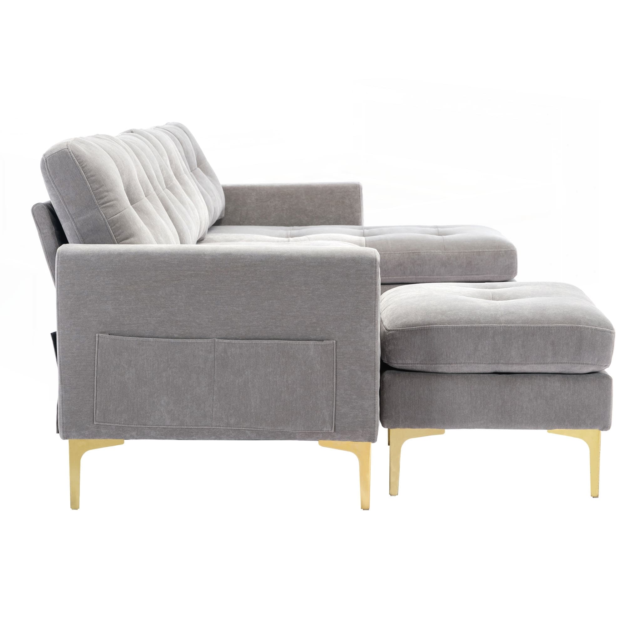 110inch L-Shape Convertible Sectional Sofa Couch