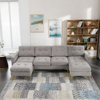 110inch L-Shape Convertible Sectional Sofa Couch