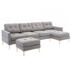 110inch L-Shape Convertible Sectional Sofa Couch