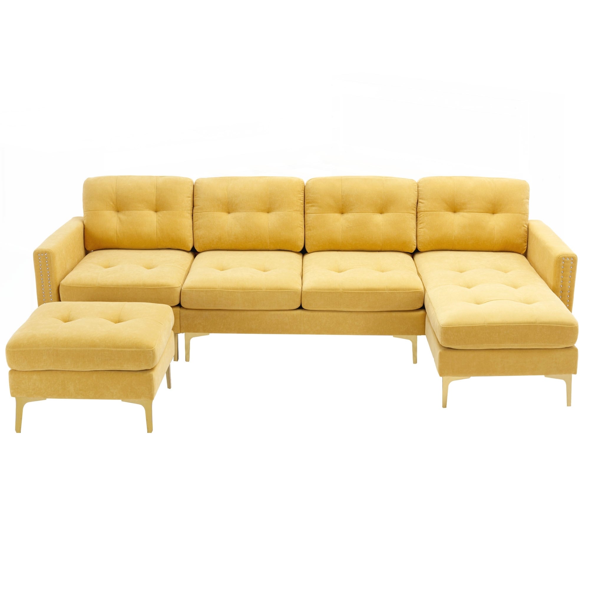 110inch L-Shape Convertible Sectional Sofa Couch