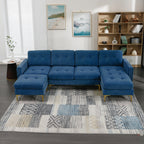110inch L-Shape Convertible Sectional Sofa Couch