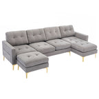 110inch L-Shape Convertible Sectional Sofa Couch