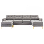 110inch L-Shape Convertible Sectional Sofa Couch