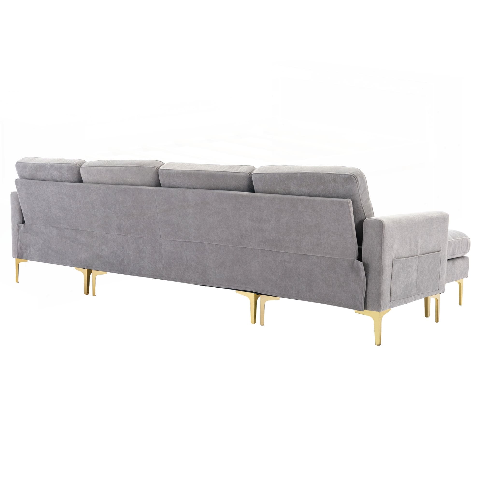 110inch L-Shape Convertible Sectional Sofa Couch