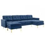 110inch L-Shape Convertible Sectional Sofa Couch