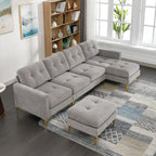 110inch L-Shape Convertible Sectional Sofa Couch