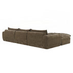 116 Inch Fully Compressed Sofa with High Density Foam