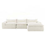 116 Inch Fully Compressed Sofa with High Density Foam