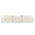 116 Inch Fully Compressed Sofa with High Density Foam