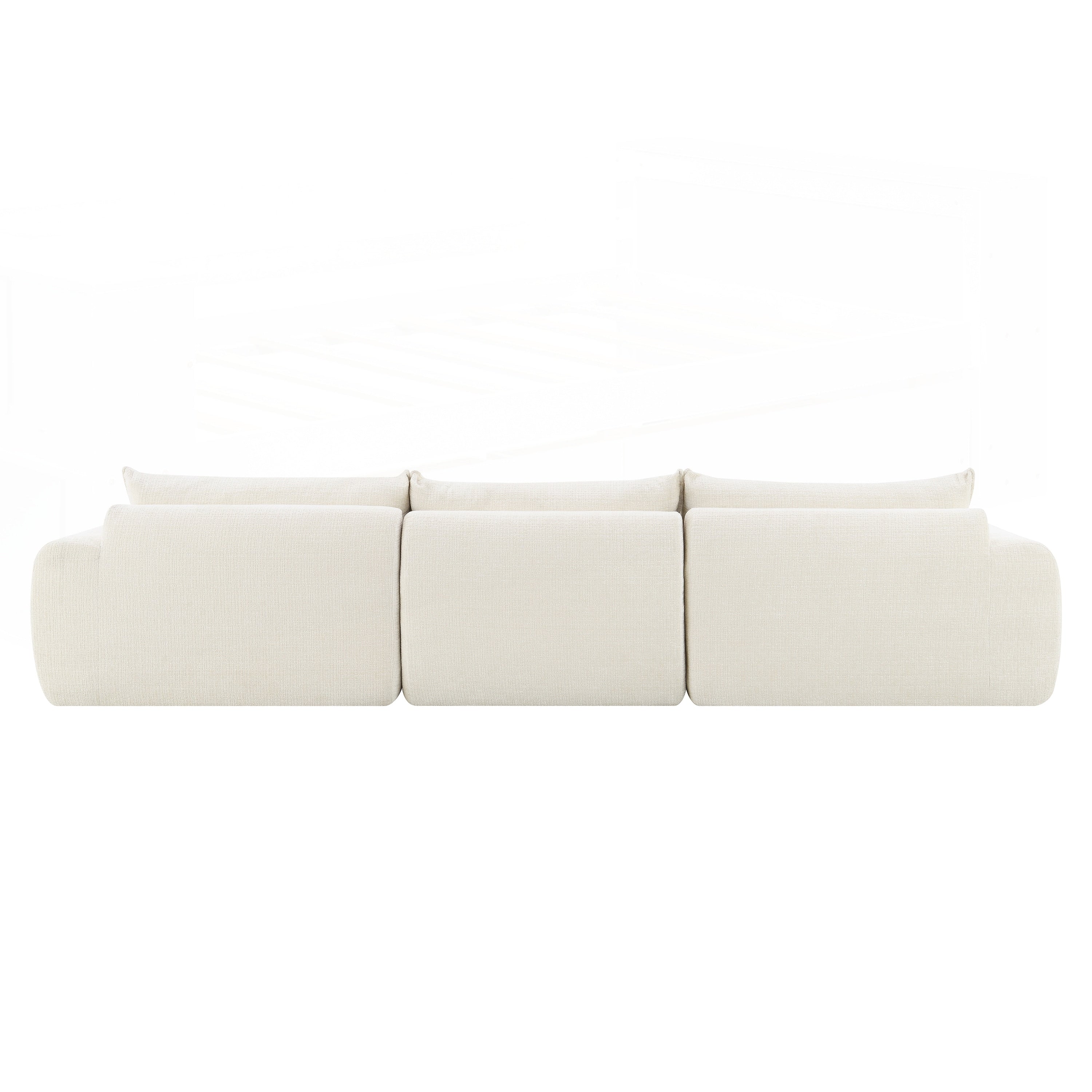 116 Inch Fully Compressed Sofa with High Density Foam