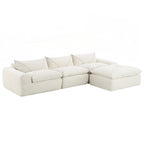 116 Inch Fully Compressed Sofa with High Density Foam