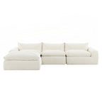 116 Inch Fully Compressed Sofa with High Density Foam