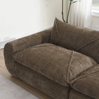116 Inch Fully Compressed Sofa with High Density Foam