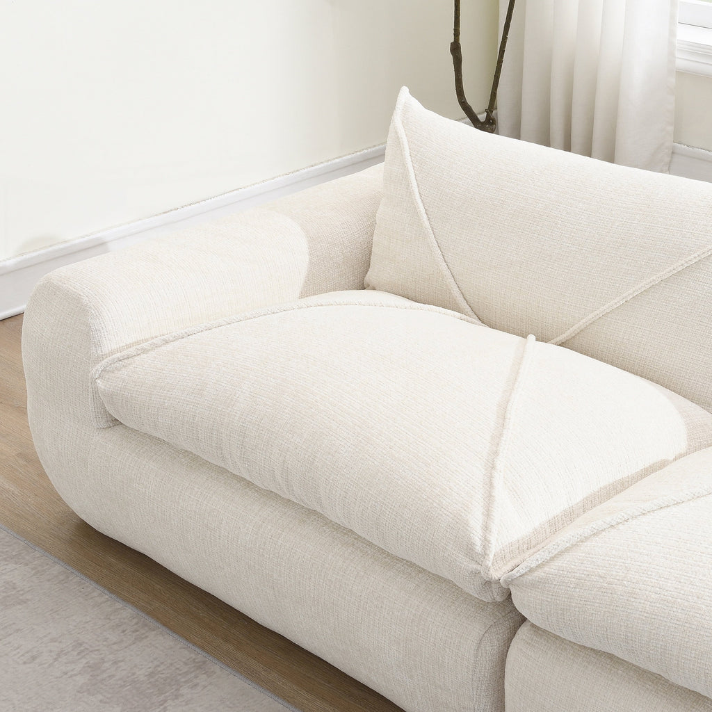 116 Inch Fully Compressed Sofa with High Density Foam