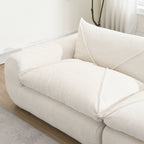 116 Inch Fully Compressed Sofa with High Density Foam