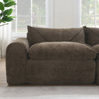 116 Inch Fully Compressed Sofa with High Density Foam
