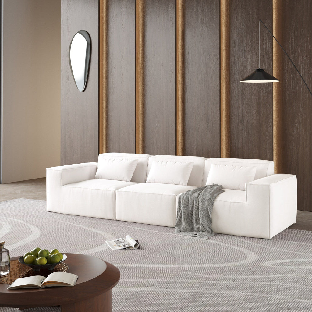 118 Modular Sectional Sofa, Huge Plus 3 Seater Cloud Couch, Modern Comfy Corduroy Couches