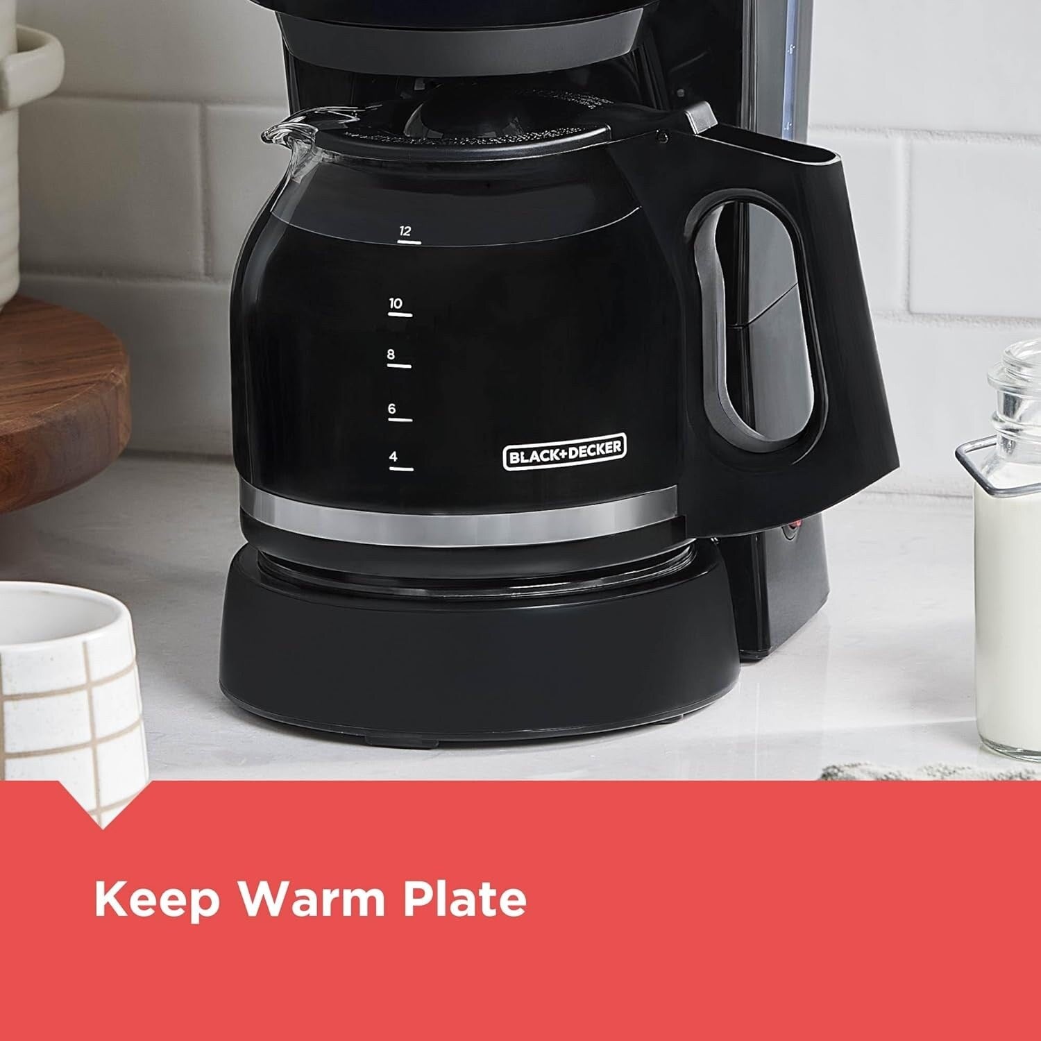 12-Cup Coffee Maker, Vortex Technology, Non-Drip Carafe