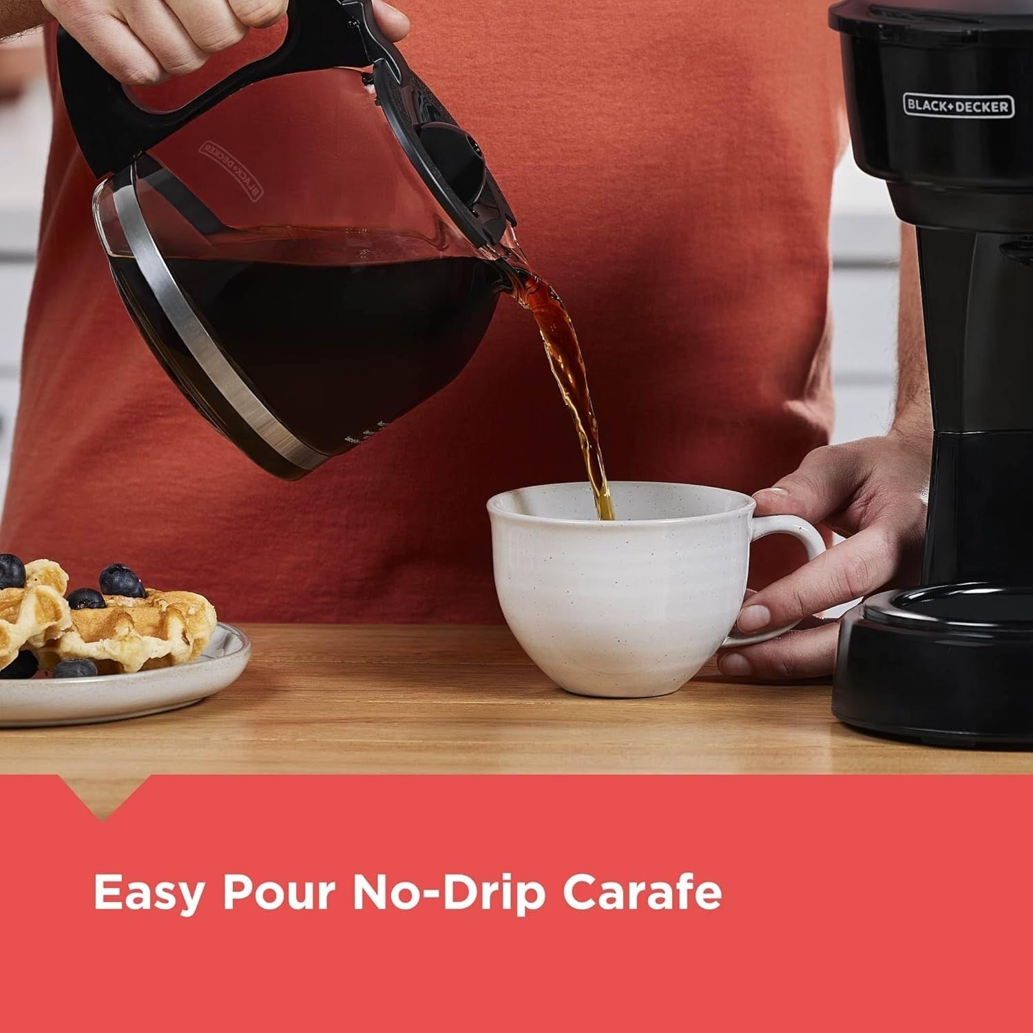 12-Cup Coffee Maker, Vortex Technology, Non-Drip Carafe