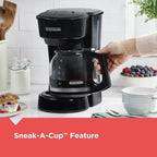 12-Cup Coffee Maker, Vortex Technology, Non-Drip Carafe