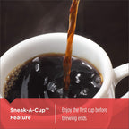 12-Cup Mill and Brew Coffe Maker, CM5000B, 24-Hour Programble, Built-in Grinder, Sneak-A-Cup, Permanent Washable Fitler