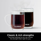 12-Cup Programmable Coffee Brewer, 2 Brew Styles, Adjustable Warm Plate, 60oz Reservoir, Delay Brew, Black Stainless
