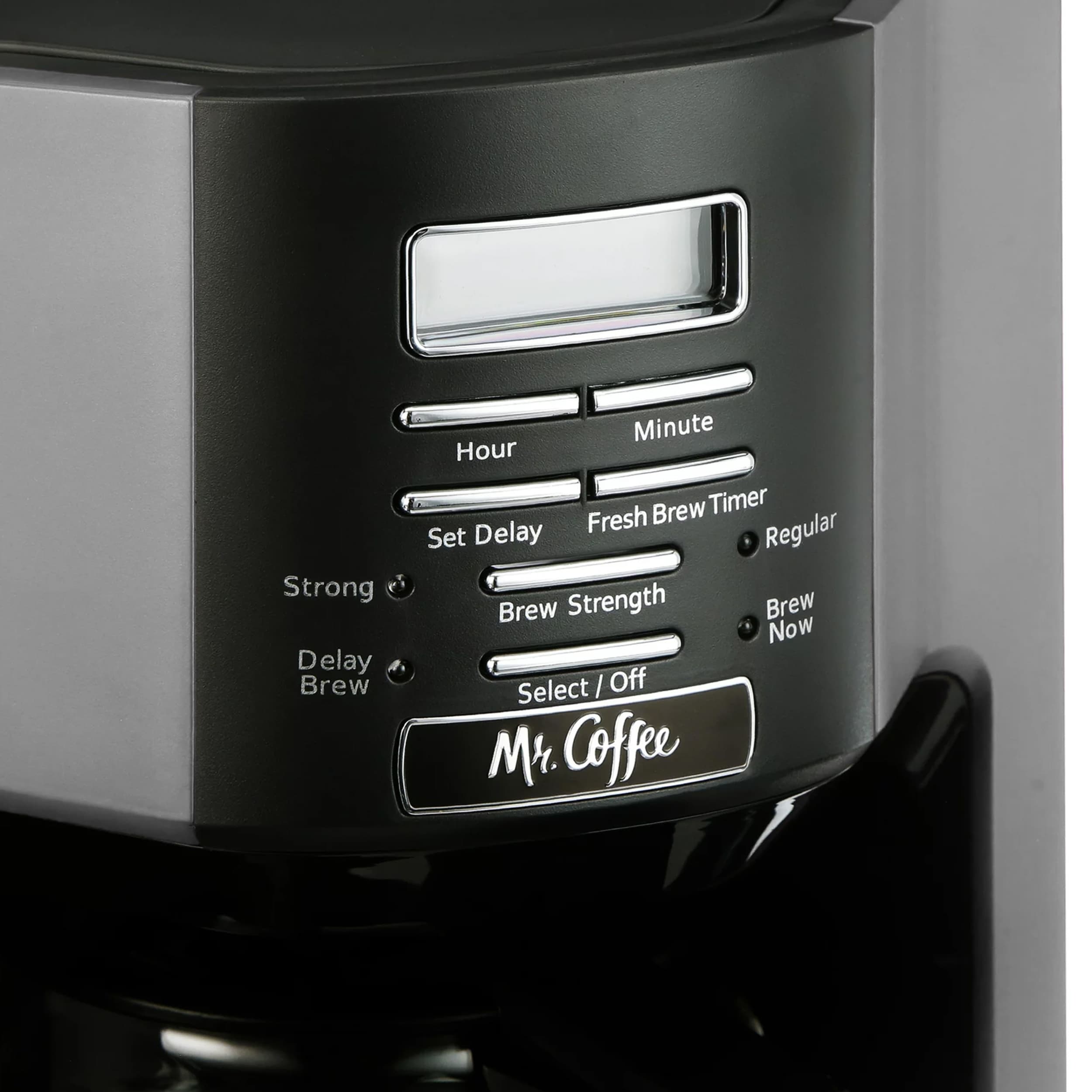 12 Cup Programmable Coffee Maker with Rapid Brew in Silver