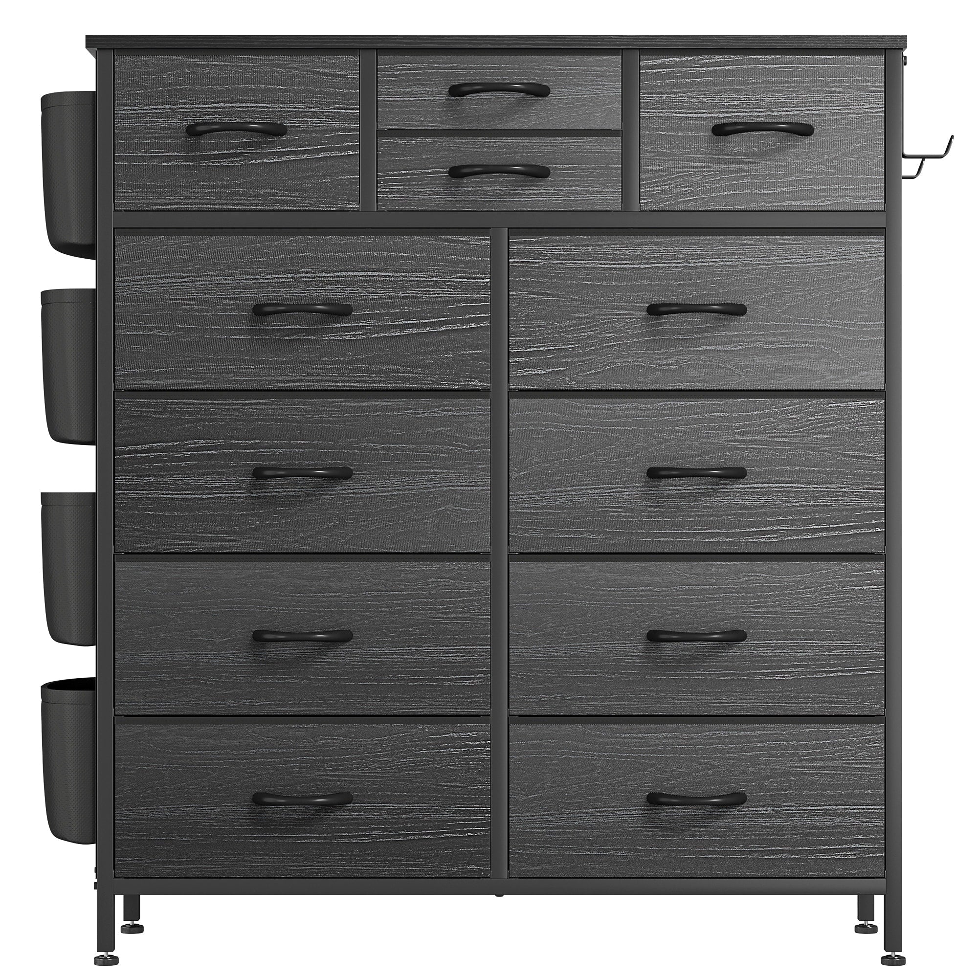 12 Drawer Dresser Fabric Tall Dressers for Bedroom Chest of Drawers