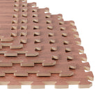 12 Tiles Gym Foam Puzzle Floor Tiles 24x24 Interlocking Floor Mats 48sq.ft