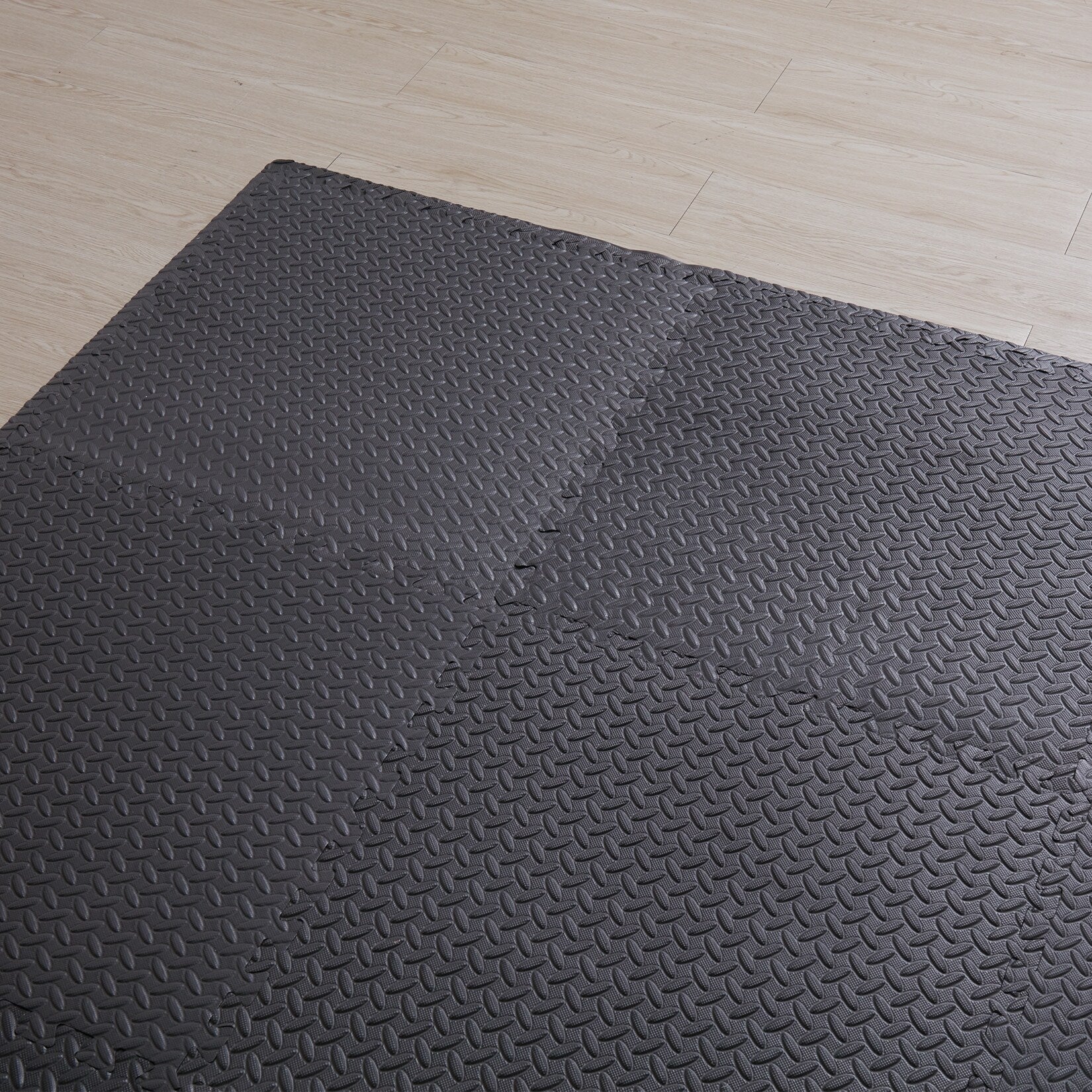 12 Tiles Gym Foam Puzzle Floor Tiles 24x24 Interlocking Floor Mats 48sq.ft