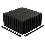 12 Tiles Gym Foam Puzzle Floor Tiles 24x24 Interlocking Floor Mats 48sq.ft
