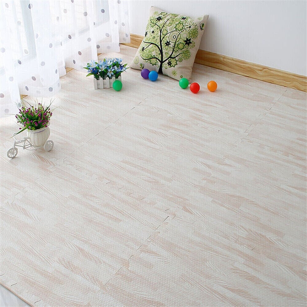12 Tiles Gym Foam Puzzle Floor Tiles 24x24 Interlocking Floor Mats 48sq.ft