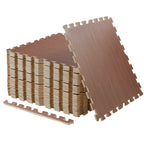 12 Tiles Gym Foam Puzzle Floor Tiles 24x24 Interlocking Floor Mats 48sq.ft
