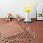 12 Tiles Gym Foam Puzzle Floor Tiles 24x24 Interlocking Floor Mats 48sq.ft