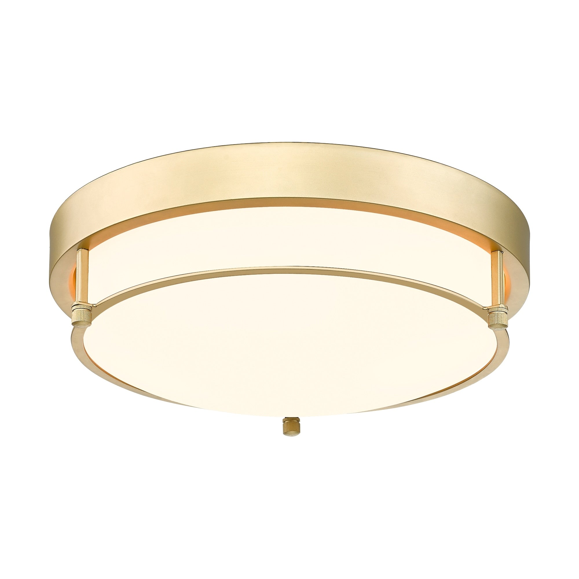 12 Inch 2-Light Flush Mount Light Fixture, Modern Ceiling Light