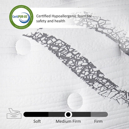 12-inch Hybrid Gel Memory Foam Mattress in a Box