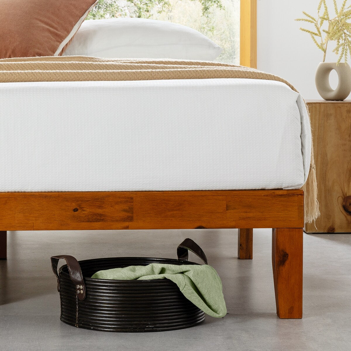 12 Classic Solid Wood Platform Bed Frame