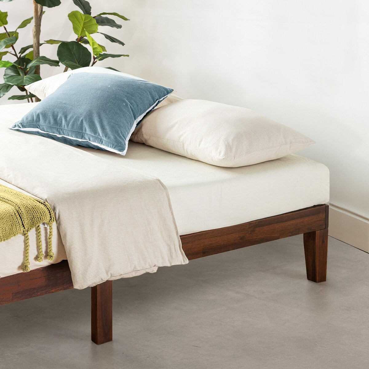 12 Classic Solid Wood Platform Bed Frame