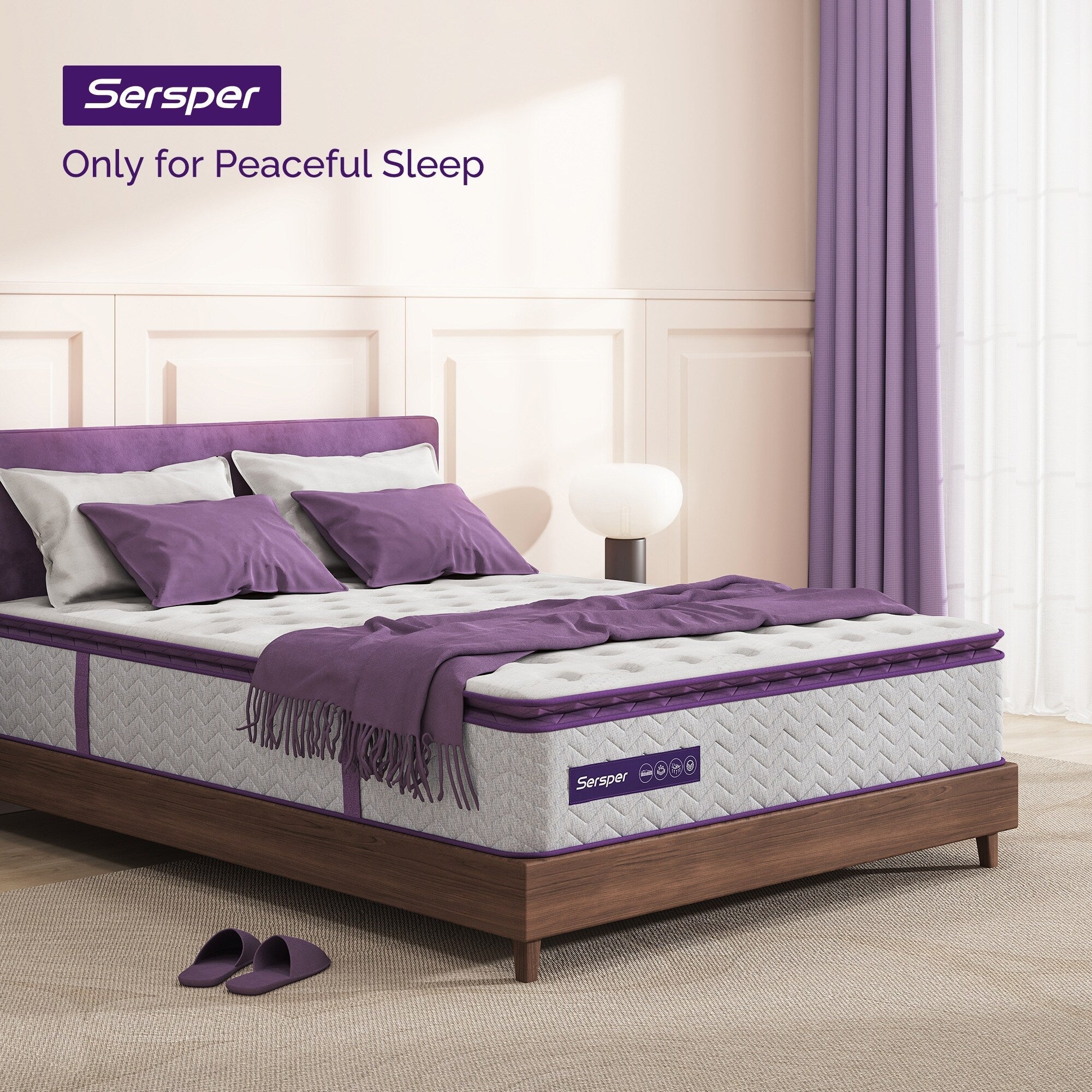 12 Inch Memory Foam Pillow Top Medium Mattress