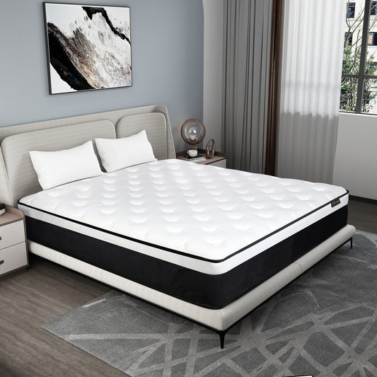 12 Medium Memory Foam Hybrid Mattress in a box