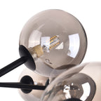 Modern Large Bubble Sputnik Chandelier in Black or Gold for Dining Room