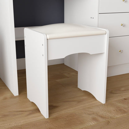 39.4'' W Dresser Makeup Vanity Set with Stool and Mirror Room