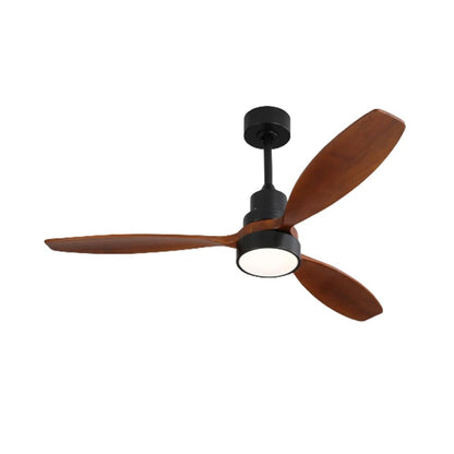 48 and 52 Integrated LED Ceiling Fan with Light and Remote, Reversible DC Motor