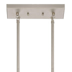 37in Mid-century Modern 5-light Crystal Rectangle Chandelier for Dining Room - 37 inches